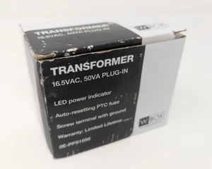 WBOX Transformer - 16.5VAC / 50VA Auto-Resetting (NEW IN BOX) - Picture 1 of 3