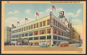 Postal del Madison Square Garden III - Antigua casa de los Knicks y Rangers de Nueva York - Imagen 1 de 2