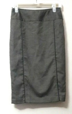 Юбка-карандаш Katherine Barclay черно-белая твид ниже колена полностью на подкладке размер 2 б/у в отличном состоянии - Изображение 1 из 2