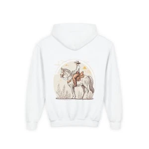 Youth Horse Riding Hoodie, Comfortable Sweatshirt for Equestrians, Perfect for - Picture 1 of 11
