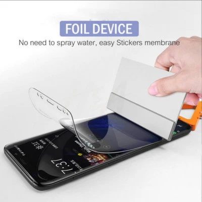 Screen Protector Soft Full Cover Hydrogel Film For Samsung S24 S23 S22 A13 A33 - Image 1 of 4