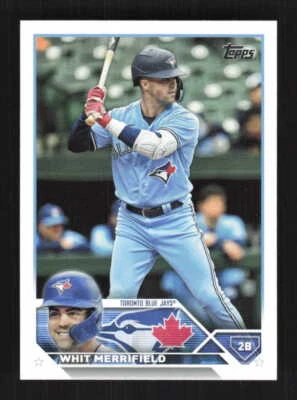 Whit Merrifield 2023 Topps Advanced Stat Toronto Blue Jays #/300 #381 - Image 1 of 2