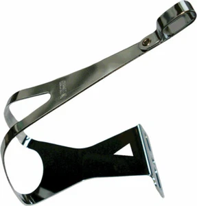 MKS Deep Steel Toe Clips X-Large Chrome - Picture 1 of 1