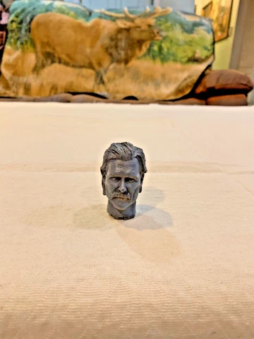 1/6 Kurt Russell as Wyatt Earp in Tombstone look alike head for 12" figures Cover