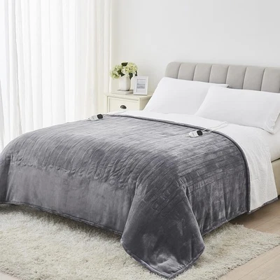 Электрическое одеяло с подогревом Homemate королевский размер - 100 x 90 дюймов обогрев постельного белья... - Изображение 1 из 4