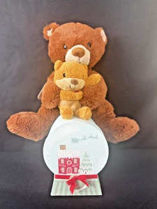 Hallmark Singing COUNT ON ME Bears 15" Plush Set Bruno Mars Brown Tan 2016 - Picture 1 of 10