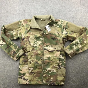 US Army Jacket Mens Small Long Multicam OCP Soft Shell Fleece Lined Tactical - Picture 1 of 11