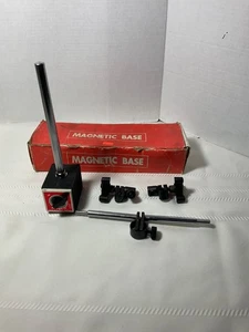 Enco Mfg. #625-0340 Magnetic Base and Indicator Holder in Original Box - Picture 1 of 8