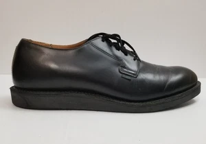 Red Wing Hombre Cartero Oxford 101 Cuero Negro Suela Cojín Talla 13 D EE. UU. SR - Imagen 1 de 14