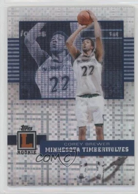 2007-08 Topps Letterman Rookie X-Fractor /25 Corey Brewer #57 Rookie RC - Image 1 of 2