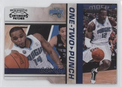 2010-11 Playoff Contenders Patches Black Die-Cut /49 Jameer Nelson Dwight Howard - Image 1 of 2
