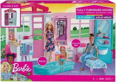 Barbie Portable House (FXG54) - Puppenhaus für Mädchen - Bild 1 von 4