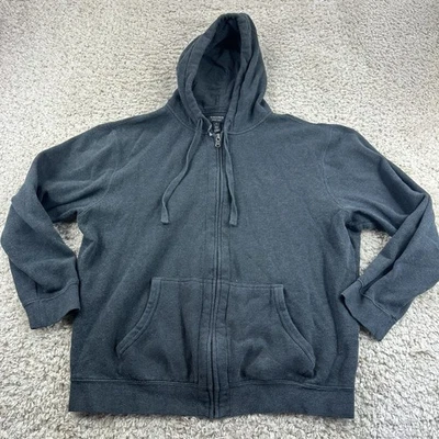 Moletom com capuz Nordstrom masculino loja com zíper grande cinza escuro - Imagem 1 de 4