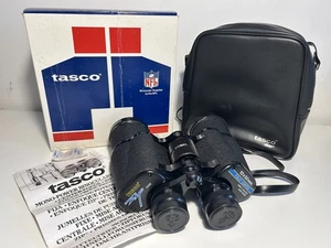 Tasco Zip Fully Coated Binoculars 288FT with Case Boxed 10x50mm 2008 NFL - Picture 1 of 24