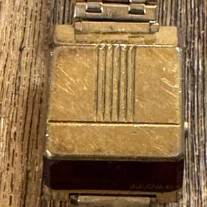 Vintage Bulova LED Computron Cell 228 vergoldet N6, läuft nicht, Teile oder Reparatur - Bild 1 von 7