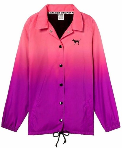 UNDERCOVER NUOVA GIACCA COACH COACH VICTORIAS SECRET ROSA OMBRE DIP DYE NEON FUCSHIA CORALLO SMALL
