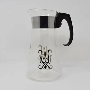 Vintage Pyrex Carafe Coffee Tea Pot Pitcher Mid Century Retro No Lid MCM - Imagen 1 de 10