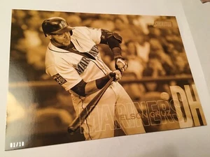 2018 Topps Stadium Club Jumbo 5x7 Nelson Cruz Mariners 207 Gold 01/10 - Picture 1 of 1