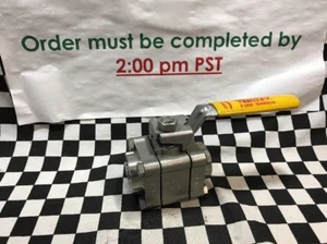 Swagelok ball valve 3/4" FNPT, SS-F65TF12, SSF65TF12, SHIPSAMEDAY - Picture 1 of 7