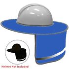 Hard Hat Construction Neck Shield Helmet Sun-Shade Reflective Cover Polyester-AU