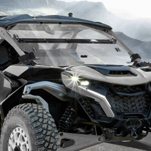 Scratch Resistant Front Flip Windshield for Can-Am Maverick X3 MAX 2017-2024 - Picture 1 of 13
