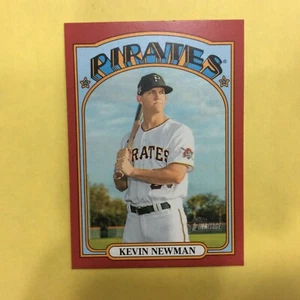 2021 Topps Heritage Red Border #435 Kevin Newman Pittsburgh Pirates - Bild 1 von 2