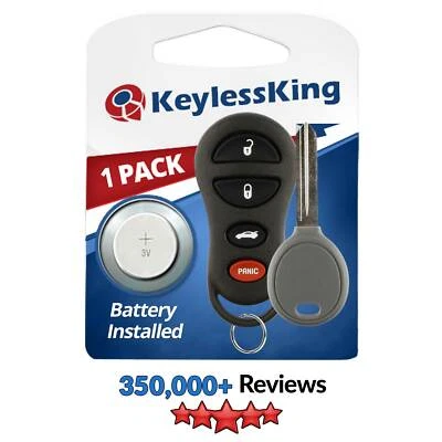 Remote Key Fob Set for 2001 2002 2003 2004 2005 2006 Chrysler Sebring Foto 1 de 4