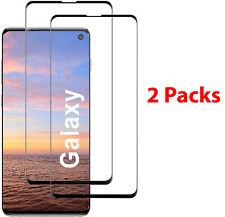 2X Full Cover Tempered Glass Screen Protector For Samsung Galaxy S10e S10 Plus