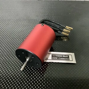3650 3300KV 1/10 4 Pole RC Brushless Motor Fits 1:10 Car Truck 2-3S Lipo ESC - Picture 1 of 2