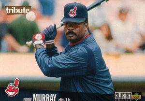 UD Collector's Choice #124 1996 - Eddie Murray Trib - Cleveland Indians 96-436 - Imagen 1 de 2