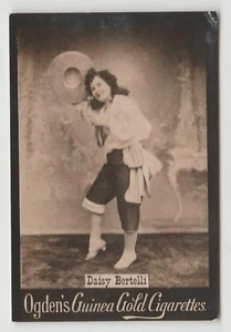 Ogdens Guinea Gold Base M Actors & Actresses List Mh MB101 - Daisy Bertelli - Picture 1 of 1