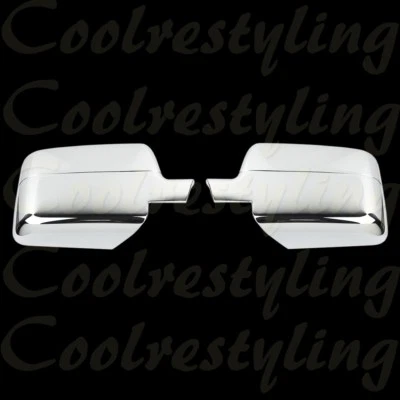 Cubiertas de espejo retrovisor completas cromadas para Ford F150 2004 2005 2006 2007 2008 Foto 1 de 4