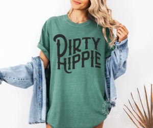 DIRTY HIPPIE | TRENDY COMFORT COLORS® TEE - Picture 1 of 11