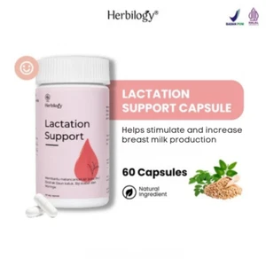 Herbilogy Natural Lactation Support | 60 Vegan Capsules | ASI Booster - Picture 1 of 3