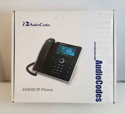 AudioCodes 450HD IP GbE Phone New (GGWV00644) IP450HDEG - Image 1 of 4