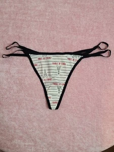 VTG Y2K Forever 21 Double String Thong Panty Size M - Rare! - Picture 1 of 6