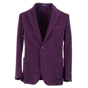 Drumohr Plum Purple Soft Brushed Corduroy Cotton Sport Coat 40R (Eu 50) NWT - Picture 1 of 8