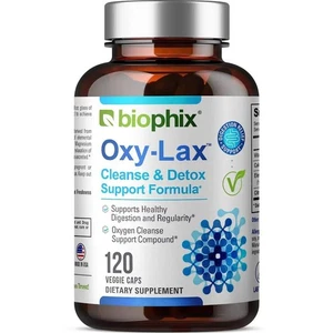 biophix Oxy-Lax 750 mg 120 Vegetarian Capsules - Picture 1 of 9
