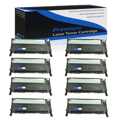 8 PK CLT-K409S BLACK Toner Cartridge for Samsung CLX 3175FN FW CLP 315W CLT-409 - Image 1 of 4