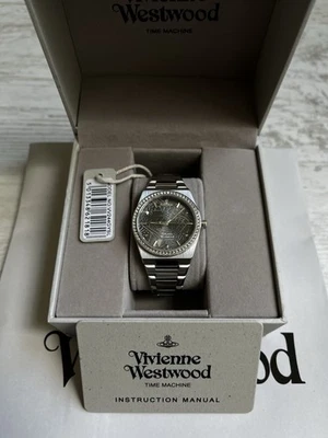 Vivienne Westwood Charterhouse Quartz Watch VV244GYSL Stainless Steel 34mm Grey - Image 1 of 4