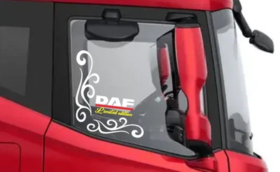 Pegatinas para camiones DAF estilo eje Daf pegatinas para ventanas cabina de camión cualquier color Xf Xg - Imagen 1 de 4