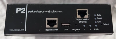 Pakedge P2E 2-Outlet Intelligent Power Distribution Unit. Used, black. - Image 1 of 3