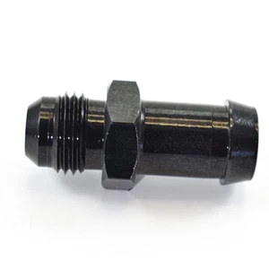 MALE FLARE AN -6 TO BARB 1/2 Black - Picture 1 of 1