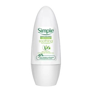 SIMPLE Calmante Antitranspirante Roll-On 45 ml - Desodorante para Piel Sensible - Imagen 1 de 11