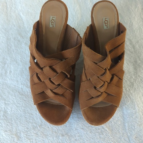 Sandalo donna UGG Marta zeppa taglia 8 bohemien classico ottime condizioni