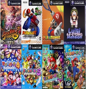 Mario Party 4 5 6 7, Tennis, Kart, Strikers and Mansion Luigi set Gamecube - Picture 1 of 9
