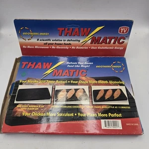 VINTAGE Thaw Matic Plate Descongela Alimentos Congelados Naturalmente Endotérmico Caja Original - Imagen 1 de 4