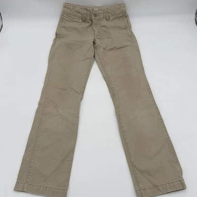 GAP Kids 14 Slim Khaki Pants 100% Cotton Casual Chinos Beige - Image 1 of 4