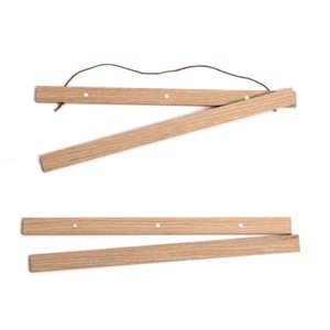 Posterleiste Eiche 41 cm Posterschiene Holz Klemmschiene Magnet Bilderrahmen - Bild 1 von 4