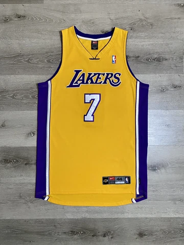 Authentic Nike Lamar Odom Los Angeles Lakers Jersey Home Size 44 L Nba Kobe Cover